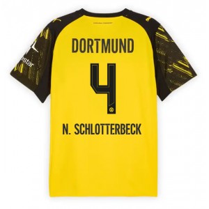 Fotbalové Dres Borussia Dortmund Nico Schlotterbeck #4 Domácí Oblečení 2025-26 Krátký Rukáv